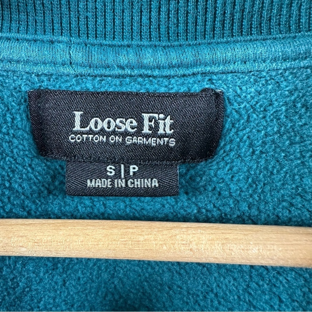 Cotton On Loose Fit Crewneck – Size Small (Green) - Picture 4 of 5